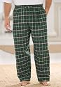 KingSize Big & Tall Flannel Plaid Lounge Pants