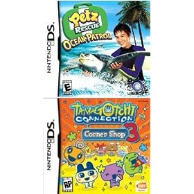 Nintendo DS Family Pack: Petz Resuce Ocean Patrol + Tamagotchi Connection: Corner Shop 3