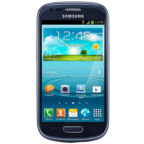Samsung Galaxy S III Mini I8190 8GB Blue Unlocked GSM Phone with Android 4.1 OS, Dual Core, Super AMOLED Touchscreen, 5M