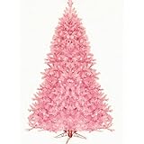 7.5' Pre-Lit Pretty In Pink Artificial Christmas Tree - Pink Lights