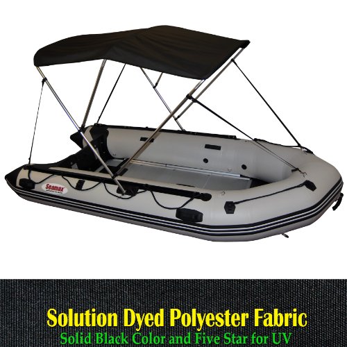 Portable 3 Bow Bimini Top Fit 11 to 13ft Inflatable 