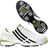 adidas - adidas Women's Driver Prima Golf Shoe (Run White/Black/Slime)