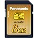 Panasonic RP SDV08GU1K - Flash memory card - 8 GB - Class 6 - SDHC