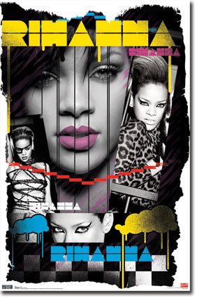 Rihanna (Hot Collage) Music Poster Print - 22x34 Poster Print, 22x34 Rihanna (Hot Collage) Music Poster Print - 22x34 Poster Print, 22x34