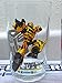Transformers Prime Glassware Set of Four (4) 8oz Glasses Tumblers Optimus Prime