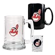 Cleveland Indians 15oz Tankard, 15oz Ceramic Mug & 2oz Shot Glass Set - Primary Logo MLB Baseball