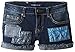 VIGOSS Big Girls' Blue Patchwork Shorts