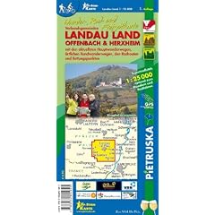 Landau Land, Offenbach & Herxheim: Wander-, Rad- und Freizeitkarte, Ma�stab 1 : 25.000