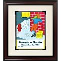 Florida vs. Georgia 1957 Framed Art