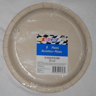 Nascar On Track Dinner Plates (8)