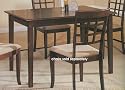 Furniture online: Pacific Cappuccino Finish Dining Table in Wood Frame Furniture