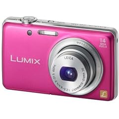 Panasonic Lumix DMC-FS40EG-P Digitalkamera (14 Megapixel, 5-fach opt. Zoom, 6,7 cm (2,6 Zoll) Display, 24mm Weitwinkel, bildstabilisiert) pink