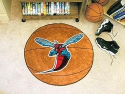 Delaware State Hornets 29" Round Basketball Floor Mat (Rug)