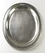 Small Oval Incised Tray By Match Pewter
