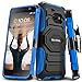 Evocel® HTC 10 [New Generation] Rugged Holster Dual Layer Case [Kickstand][Belt Swivel Clip] For HTC 10 / HTC One M10 (2016 Release), Blue (EVO-HTCM10-XX02)