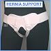 HERNIA SUPPORT BELT for common reducible inguinal ruptures. Control of either double or single ruptures. (Post Worldwide)