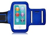 CrazyOnDigital Ionic Active Sport Armband Case for Apple iPod Nano 7G (Blue)
