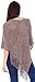 Simplicity Women's Long Knitted Pullover Tassel Edge Poncho Sweater