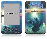 DecalGirl Kindle Skin (Fits Kindle Keyboard) Underwater Embrace (Matte Finish)