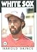 1986 Topps # 755 Harold Baines Chicago White Sox Baseball Card