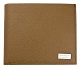 Ferragamo Brown Pebbled Leather Mens Wallet 66-6530BR