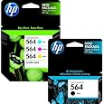 HP 564 Inkjet Cartridges, Set of 4 (Black, Cyan, Magenta & Yellow)