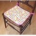 KITCHEN PADDED CHAIR CUSHION - Coloured Spots SET of 4