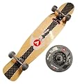Airwalk White Wash Long Skateboard - Natural (42")