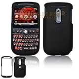 Black Rubberized Snap-On Cover Hard Case Cell Phone Protector for HTC Dash  ....
