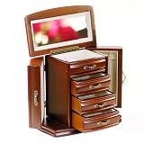 Huge Wooden Jewelry Box / Jewelry Organizer - 9 x 8.25 x 4.5, Gift Idea