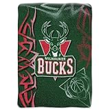 Northwest Milwaukee Bucks Raschel 80x60 Plush Blanket
