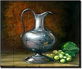 IMAGE OF Argento by Angelica Di Chiara-Hardin - Still Life Tumbled Marble Tile Mural 20