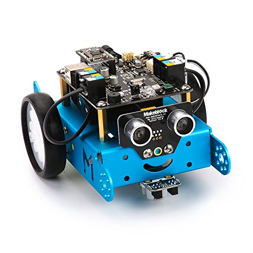 Makeblock Flagship Store (Sold by Makeblock) - Makeblock mBot Robot Kit - Premium Quality - STEM Education - Arduino - Scratch 2.0 - Programmable Robot Kit for Kids to Learn Coding, Robotics and Electronics - Blue(Bluetooth Version - Family Prefer)