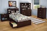 South Shore Willow Collection Dresser, Havana