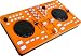 Scott DJX 20 Mix DJ-Mischpult (Mixer, DJ-Mix Controller, 2 Jog-Wheel, DJ Mix Vibes 3Dex LE Software, USB) orange