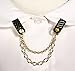 Hey Viv! Double Chain Sweater Guard Collar Clip - 1