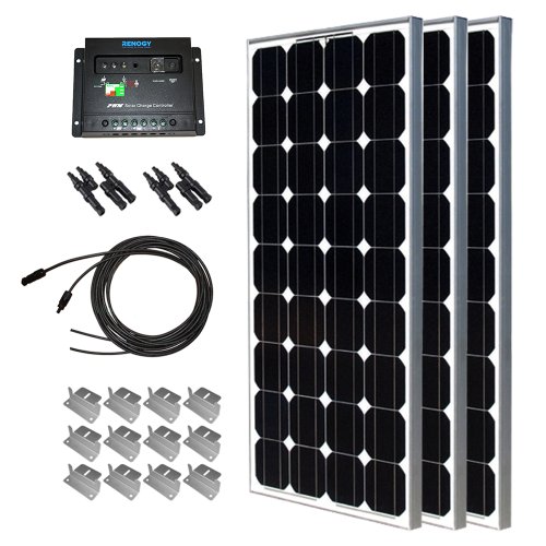 Solar Panel Starter Kit 300W Mono3pc 100W Solar Panel UL Listed+20