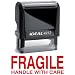 FRAGILE HANDLE WITH CARE Office Stock Self-Inking Rubber Stamp