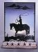 Cowboy Silhouette Votive Holder