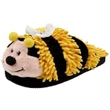 Fuzzy Friends Womens Bumble Bee Slipper