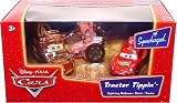 Disney Pixar Cars Supercharged Tractor Tippin' Die Cast Car Set with Lightning McQueen, Mater, Tractor