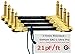 4 Units - 4 Inch - Gotham GAC-1 Ultra Pro - Low-Cap (21pF/ft) Guitar Bass Effects Instrument, Patch Cable & Gold (6.35mm) Low-Profile R/A Pancake type Connectors - CUSTOM MADE By WORLDS BEST CABLES