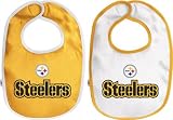 Pittsburgh Steelers Newborn 6-9 mos. 2-Pc Team Bib Set