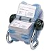 Rotadex Rotamate Rotary Business Card File with 200 Sleeves and A-Z Index Chrome - Ref RMBCCE