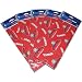 Pro Specialties Atlanta Hawks Team Logo Gift Wrap - 5 Pack