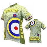 World Jersey's Men's Britain Spitfire Short Sleeve Cycling Jersey