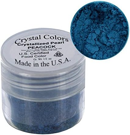 Peacock Crystallized Pearl Crystal Color Dust