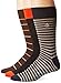Original Penguin Men's Three-Pack Solid and Stripes Crew Socks