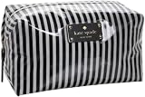 Kate Spade Large Leila PWRU1786 Cosmetic Case,Black/Cream,one size