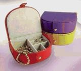 Bold and Spring Ladies Small Bow Front Jewelry Box Color: Purple, Customize: Yes